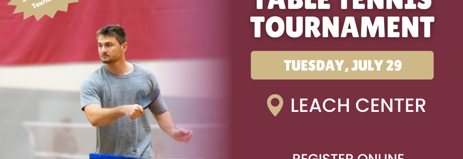 Table Tennis Tournament Flyer