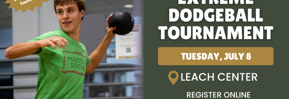 Extreme Dodgeball Tournament Flyer